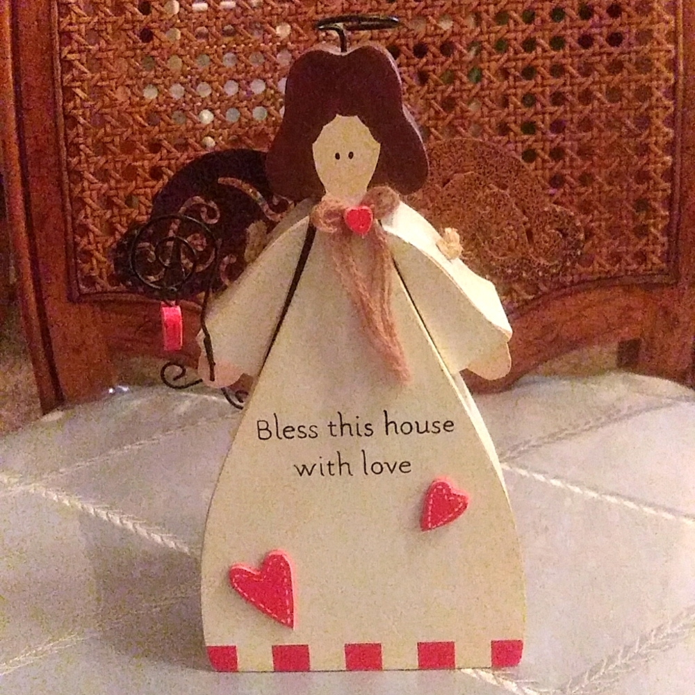 Cute little wooden angel